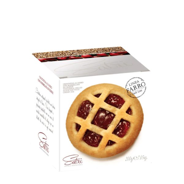 Crostatine al Farro alla Ciliegia in Astuccio 5pz - La Petronilla