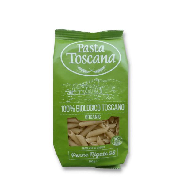 Penne Rigate Biologiche trafilate al bronzo Pasta Toscana - La Petronilla