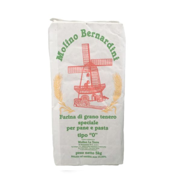 Farina di grano tenero tipo 0 5kg - La Petronilla