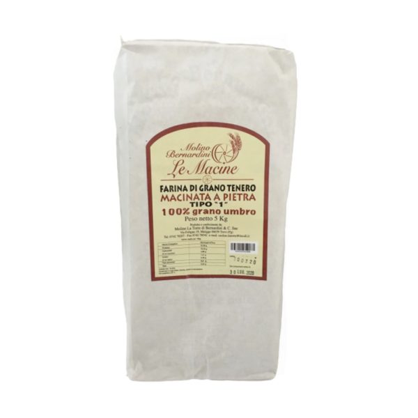 Farina di grano tenero tipo 1 grano umbro 5 KG - La Petronilla