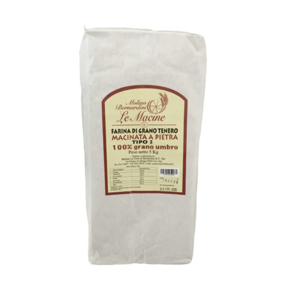 Farina di Grano tenero tipo 2 Grano umbro 5KG - La Petronilla