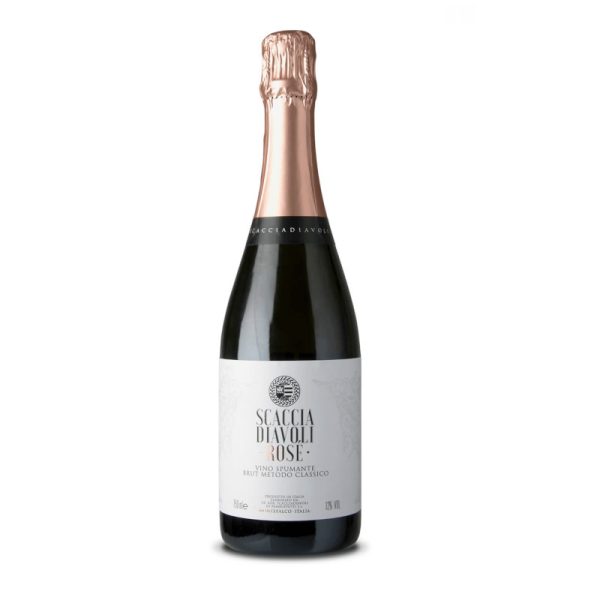 Spumante BRUT Rosé metodo classico Scacciadiavoli - La Petronilla