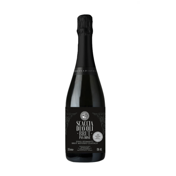 Spumante BRUT Pas Dosé 10 Anni metodo classico Scacciadiavolid - La Petronilla